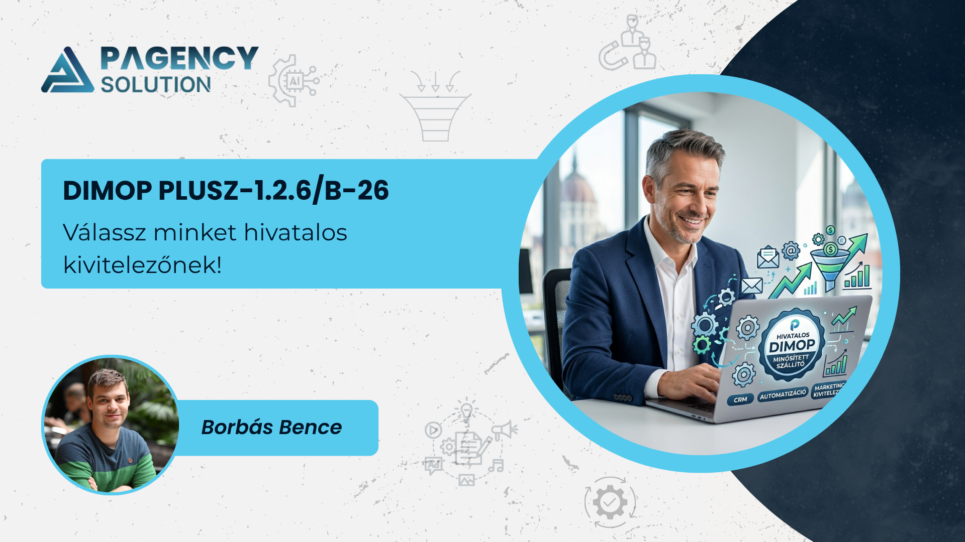 DIMOP pályázat minősített szállítója a Pagency